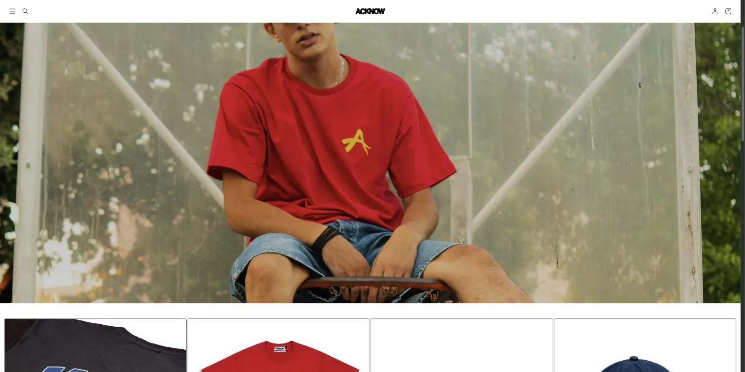 ACKNOW website screenshot